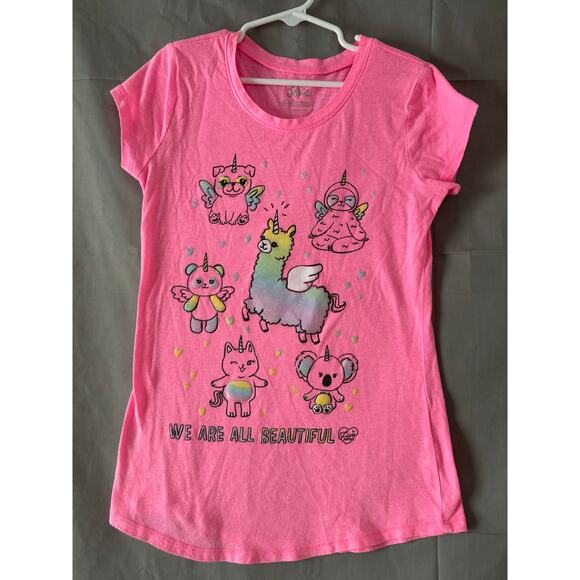 Girls Shirts (bundle of 3) Beautiful, Kindness; Peace, Size 8 - Picture 6 of 7